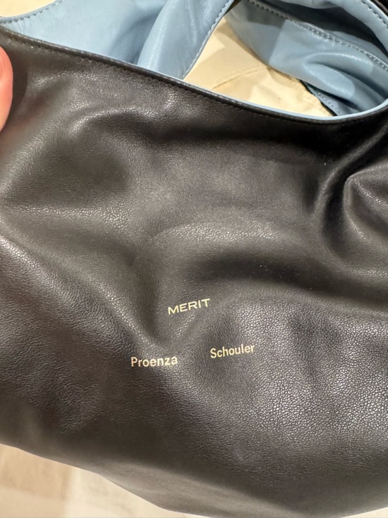 Proenza Schouler Black and Blue Hobo Bag - Picture 4 of 6